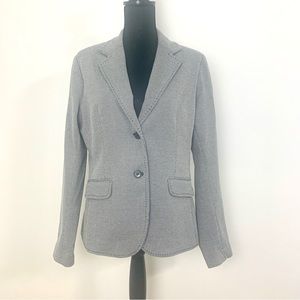 New York & Company Print 2 Button Blazer